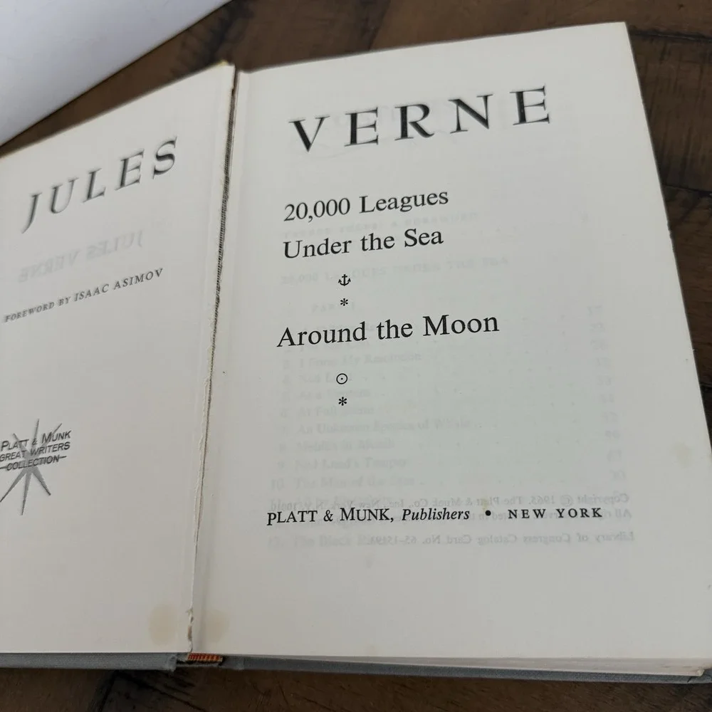 Jules Verne – 20,000 Leagues Under The Sea & Around The Moon – 1965 HC